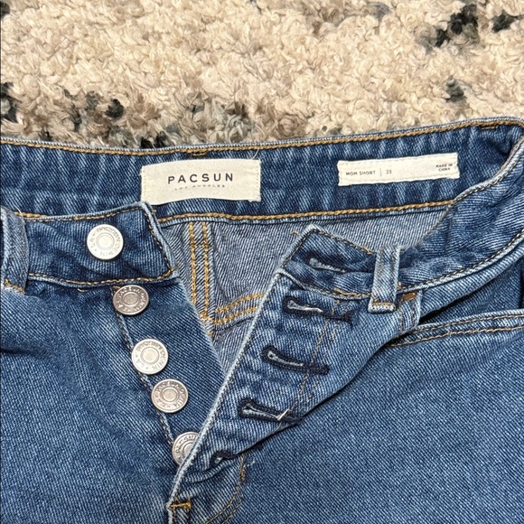 PacSun Dark Blue Jean Shorts - Picture 3 of 7